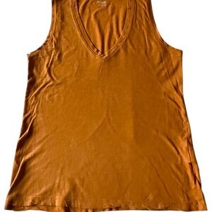 Madewell V-Neck Tank Top - Rust